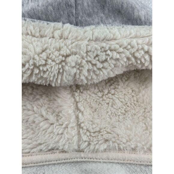 465 Kids by Garanimals  gray sweater hoodie with purple sequins size 5 - Picture 7 of 9